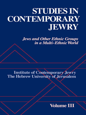 cover image of Studies in Contemporary Jewry